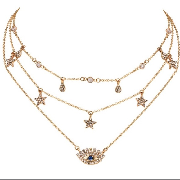 Urban Outfitters Jewelry - 💎NWT Evil eye choker necklace